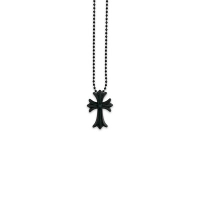 CHROME HEARTS SILICONE CROSS NECKLACE CHROME HEARTS SILICONE CROSS NECKLACE